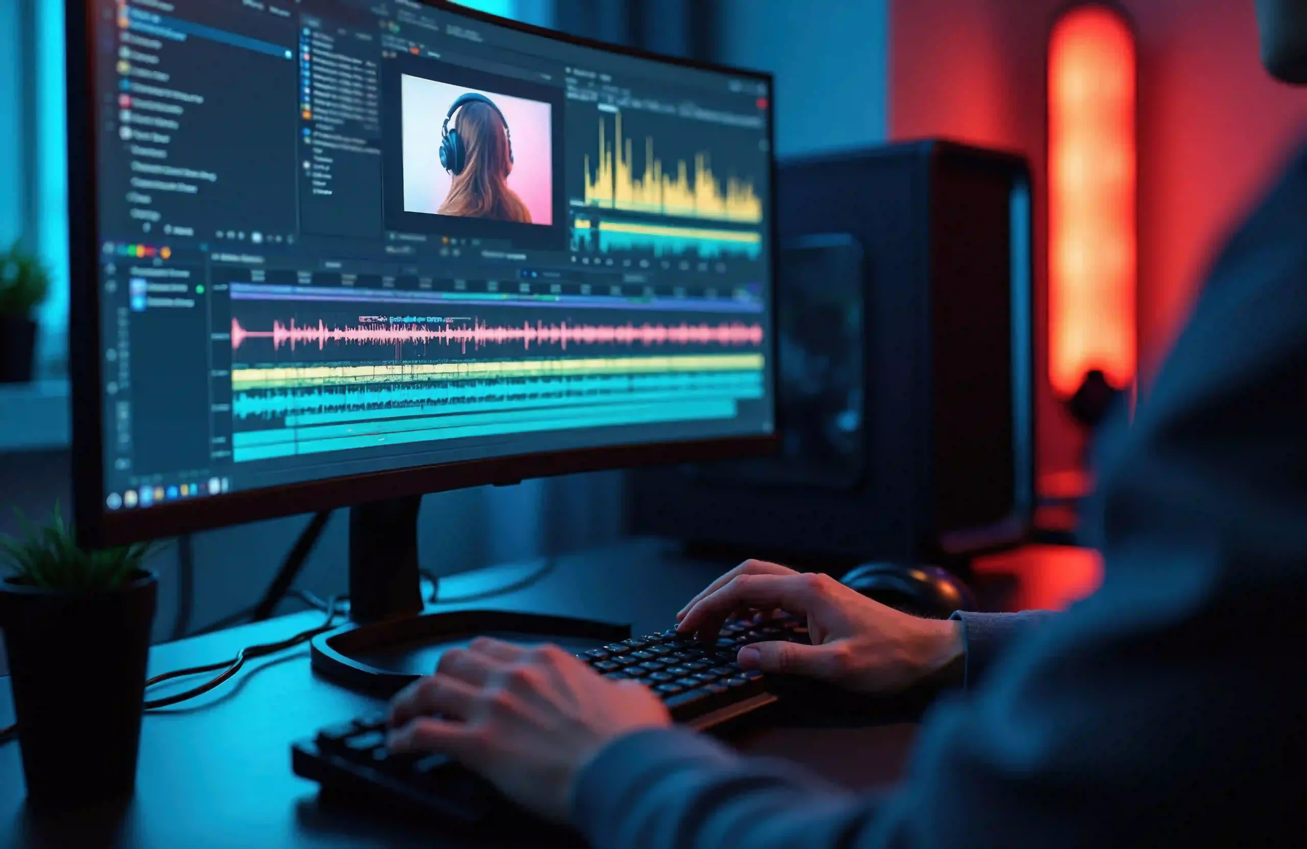 "Plusieurs projets audiovisuels signés Cyril Martin figurent dans ce portfolio."