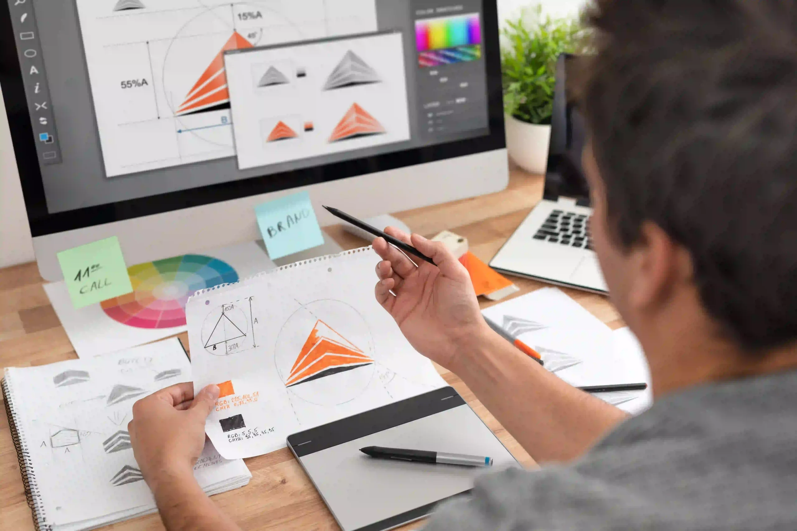 Dans son portfolio, Cyril Martin dévoile ses créations de Brand Design.